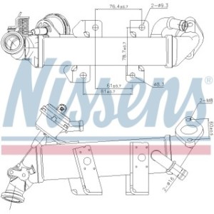 Heat Exchanger - Nissens 989389