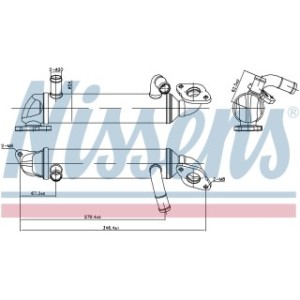 Heat Exchanger - Nissens 989396