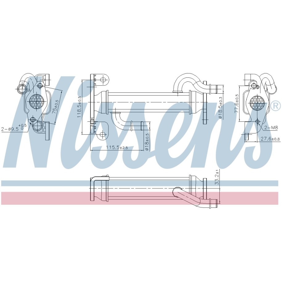 Heat Exchanger - Nissens 989400