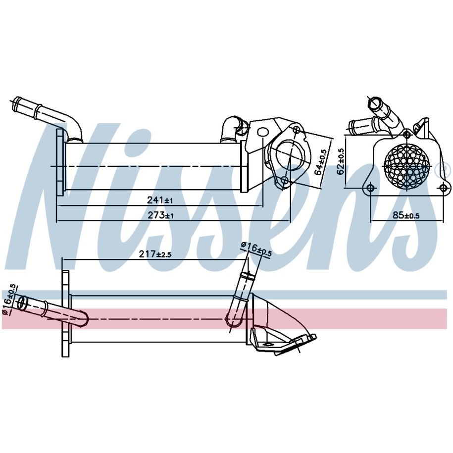 Heat Exchanger - Nissens 989401