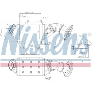Heat Exchanger - Nissens 989403