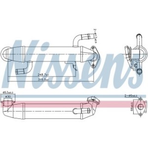 Heat Exchanger - Nissens 989406