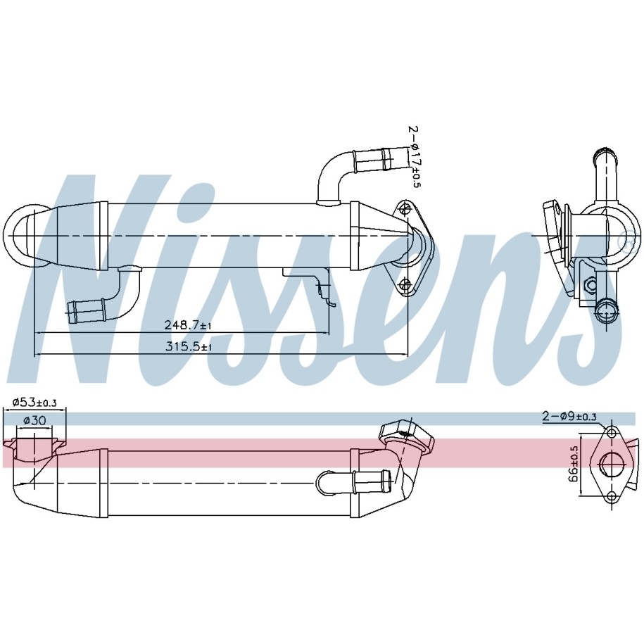 Heat Exchanger - Nissens 989406