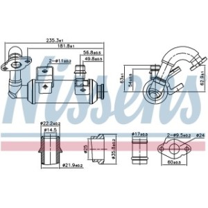 Heat Exchanger - Nissens 989407