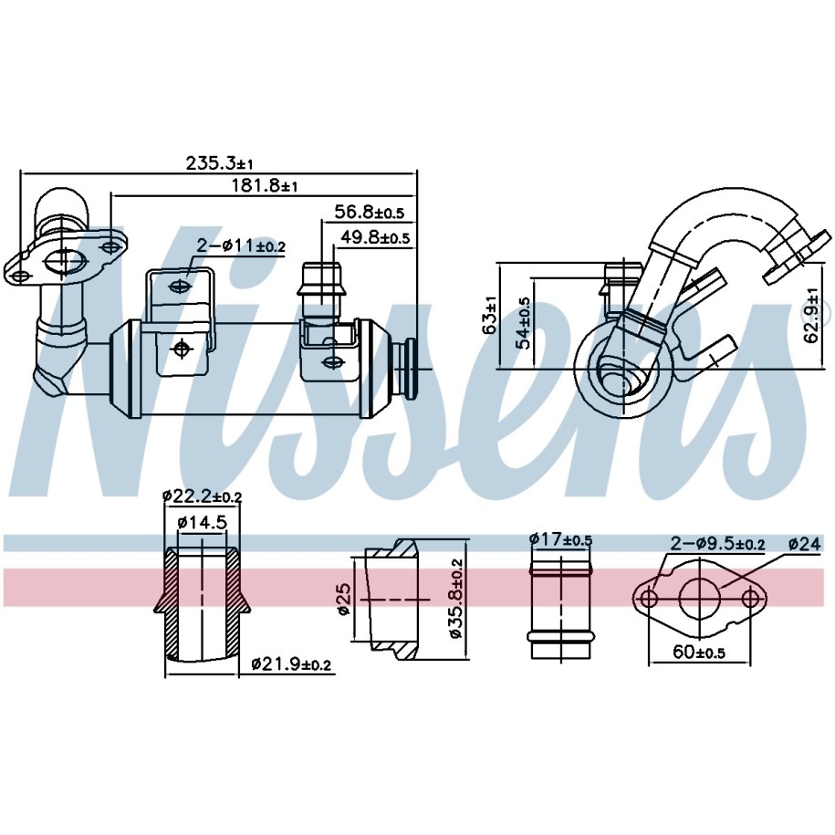 Heat Exchanger - Nissens 989407
