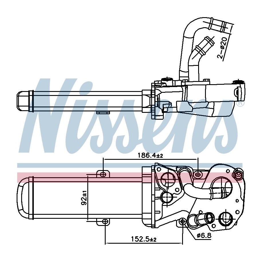 Heat Exchanger - Nissens 989412