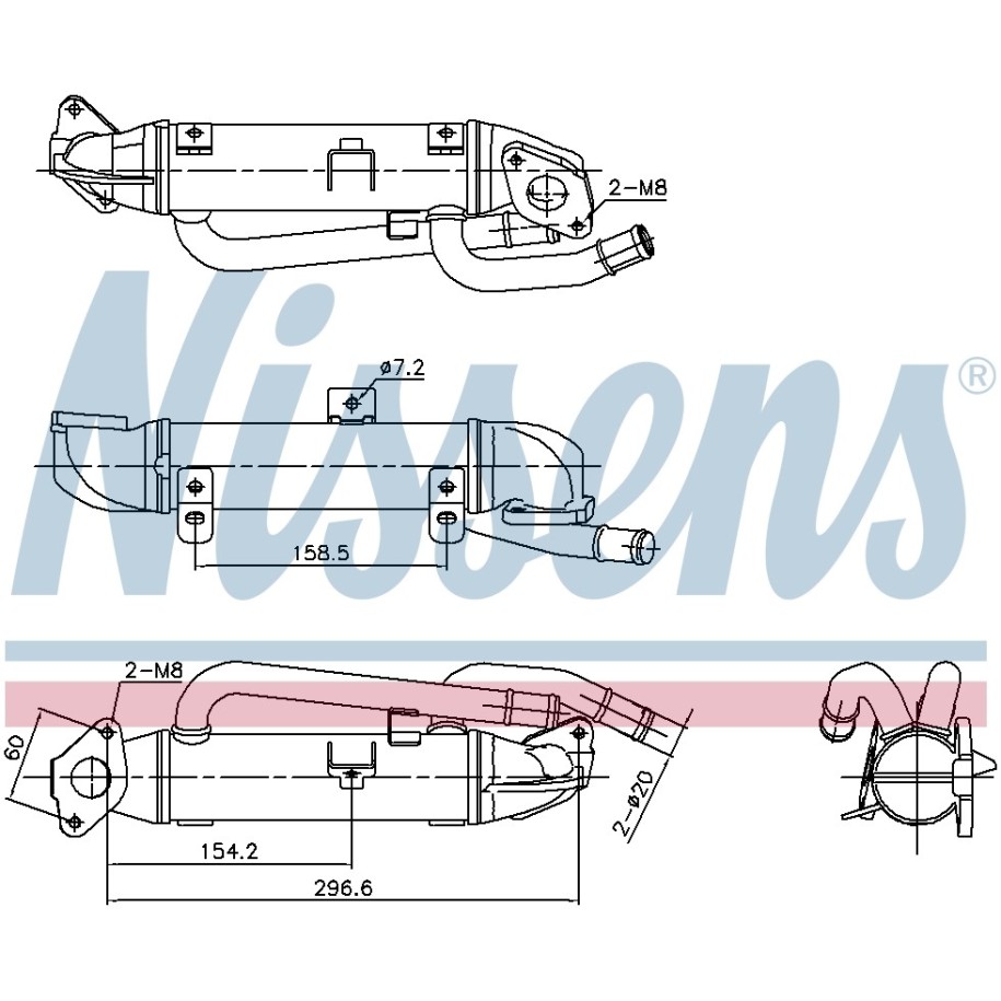 Heat Exchanger - Nissens 989414