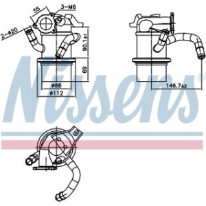 Heat Exchanger - Nissens 989422