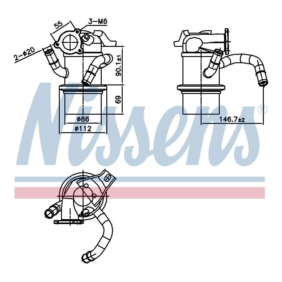 Heat Exchanger - Nissens 989422