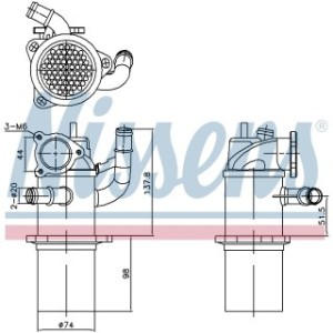 Heat Exchanger - Nissens 989423