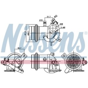 Heat Exchanger - Nissens 989424