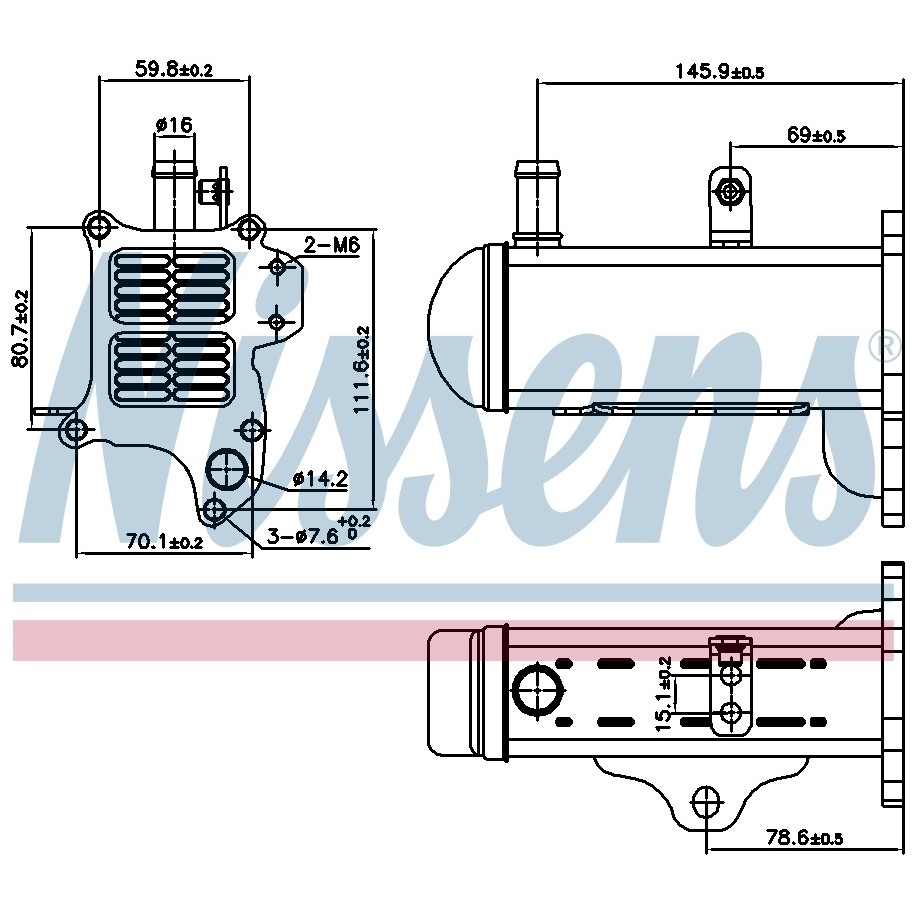 Heat Exchanger - Nissens 989425
