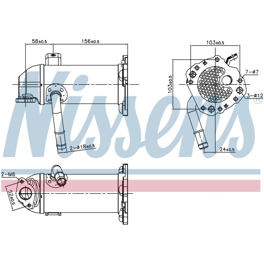 Heat Exchanger - Nissens 989431