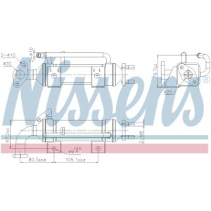 Heat Exchanger - Nissens 989435
