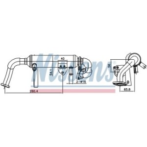 Heat Exchanger - Nissens 989482
