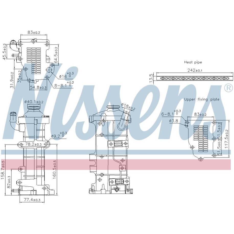 Heat Exchanger - Nissens 989503