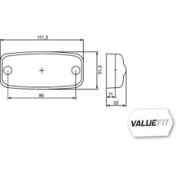 Side Marker Light - HELLA 2PS 357 008-001