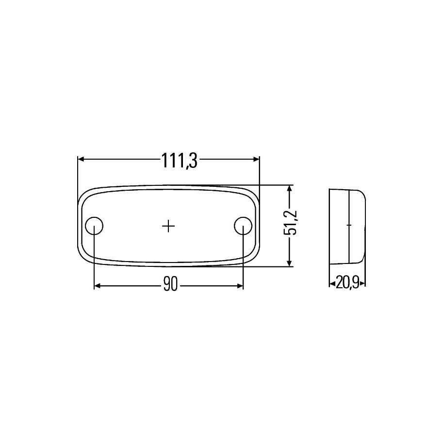 Side Marker Light - HELLA 2PS 345 600-177