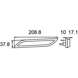 Side Marker Light - HELLA 2PS 013 305-291