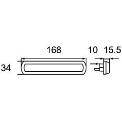 Side Marker Light - HELLA 2PS 013 300-011