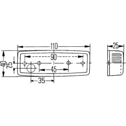 Side Marker Light - HELLA 2PS 006 717-037