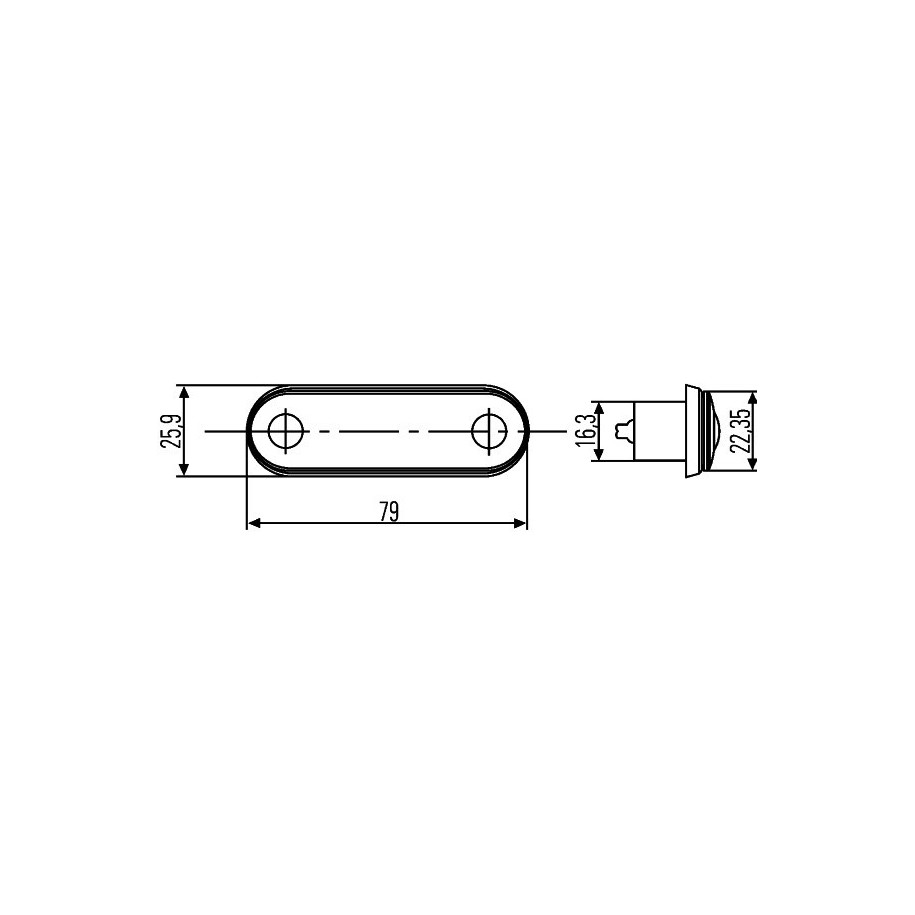 Position Light - HELLA 2PF 959 590-202