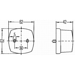Position Light - HELLA 2PF 004 081-007