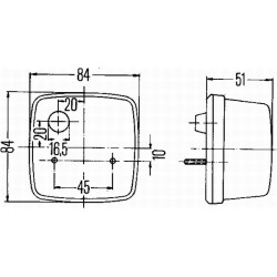 Position Light - HELLA 2PF 003 014-071
