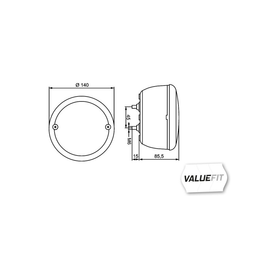 Rear Fog Light - HELLA 2NE 357 026-231