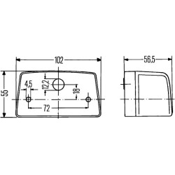Number Plate Light - HELLA 2KA 998 523-131