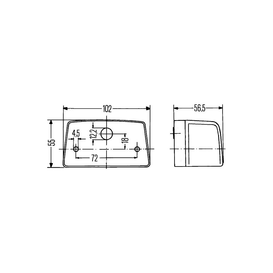 Number Plate Light - HELLA 2KA 998 523-131
