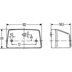Number Plate Light - HELLA 2KA 003 389-081