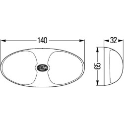 Interior Light - HELLA 2JA 959 700-102