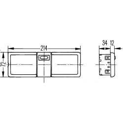 Interior Light - HELLA 2JA 006 447-251