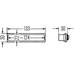 Interior Light For MERCEDES BENZ PUCH - HELLA 2JA 001 357-002