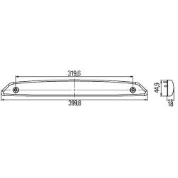 Auxiliary Stop Light - HELLA 2DA 343 800-047