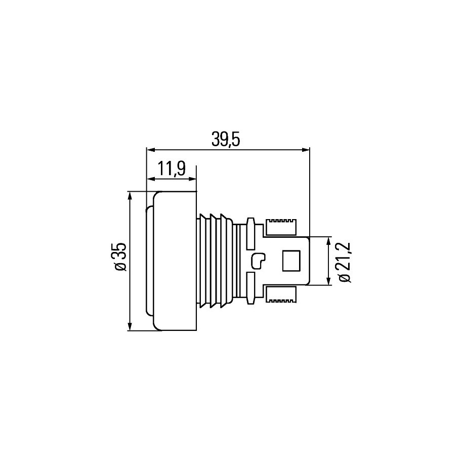 Auxiliary Direction Indicator - HELLA 2BM 340 825-211