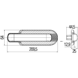 Auxiliary Direction Indicator - HELLA 2BM 011 788-007