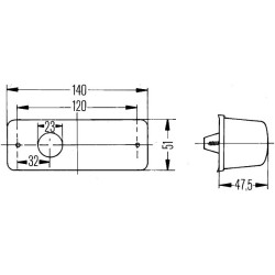 Auxiliary Direction Indicator - HELLA 2BM 006 692-087