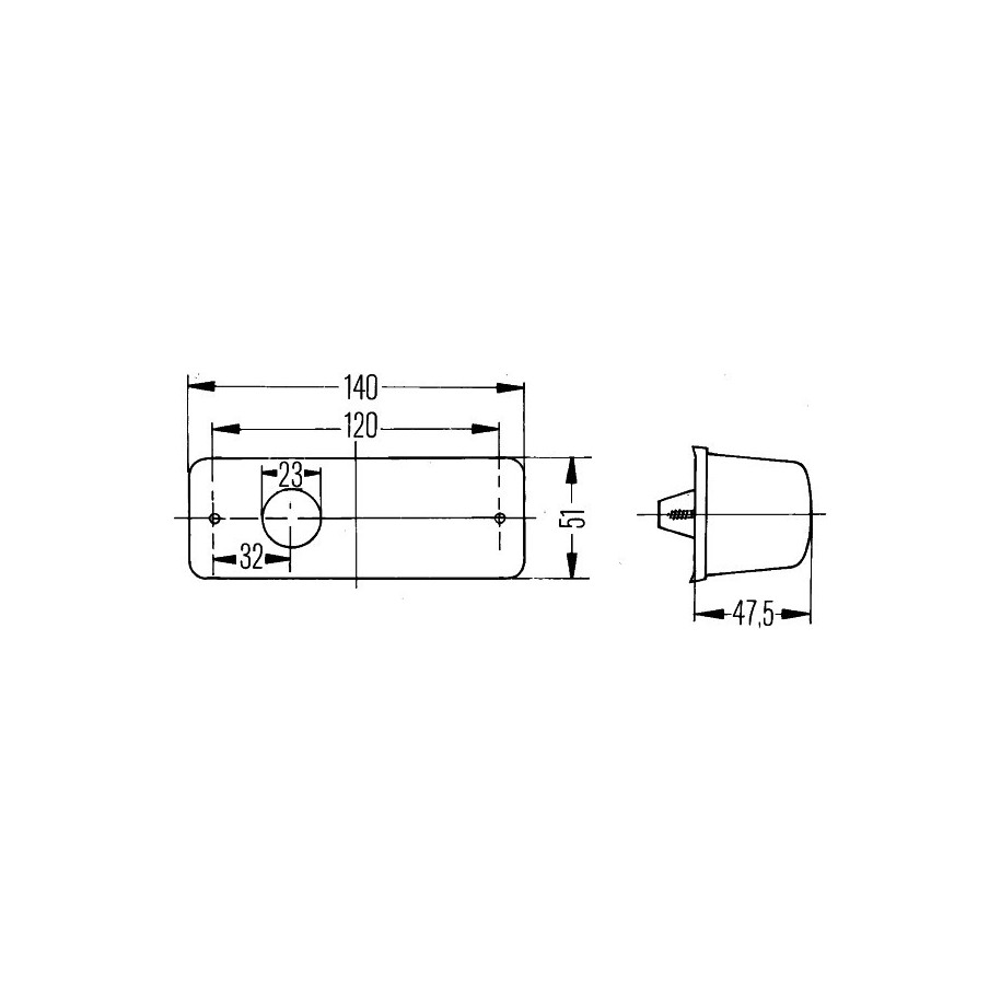 Auxiliary Direction Indicator - HELLA 2BM 006 692-087