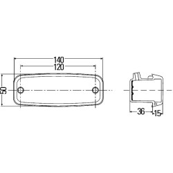 Auxiliary Direction Indicator - HELLA 2BM 002 847-021
