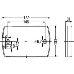 Direction Indicator - HELLA 2BA 980 607-201