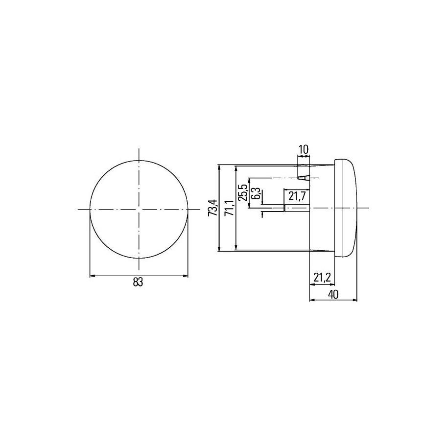 Direction Indicator - HELLA 2BA 959 011-301
