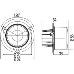 Direction Indicator - HELLA 2BA 011 172-207