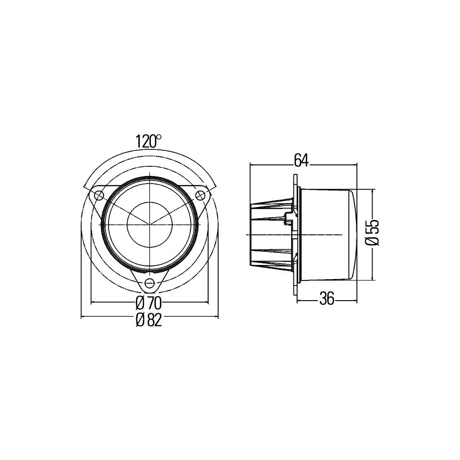 Direction Indicator - HELLA 2BA 011 172-207