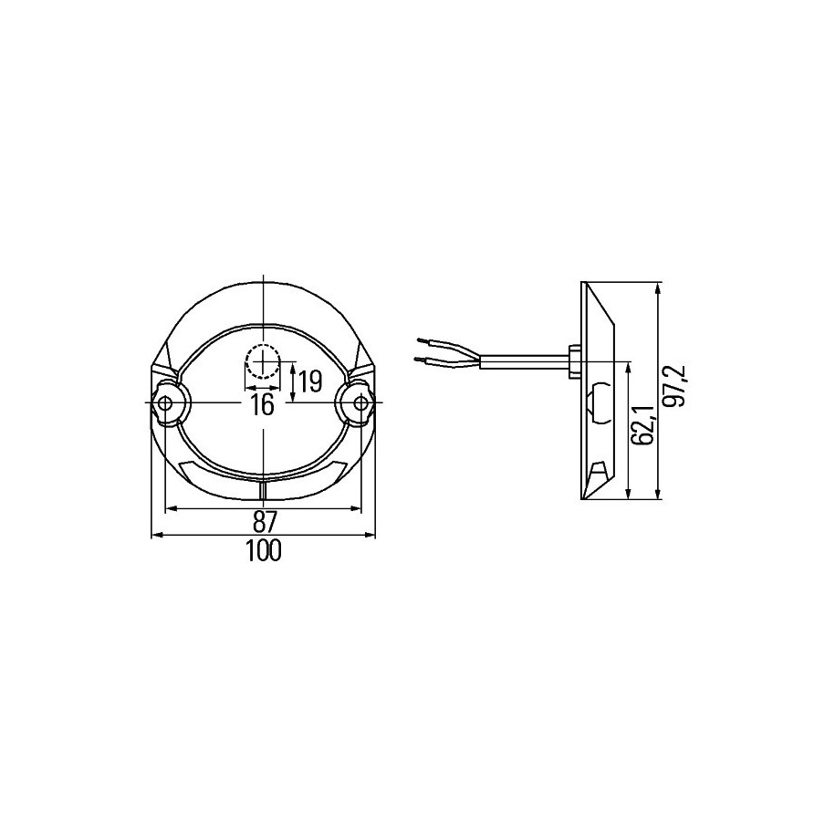 Direction Indicator - HELLA 2BA 009 204-041