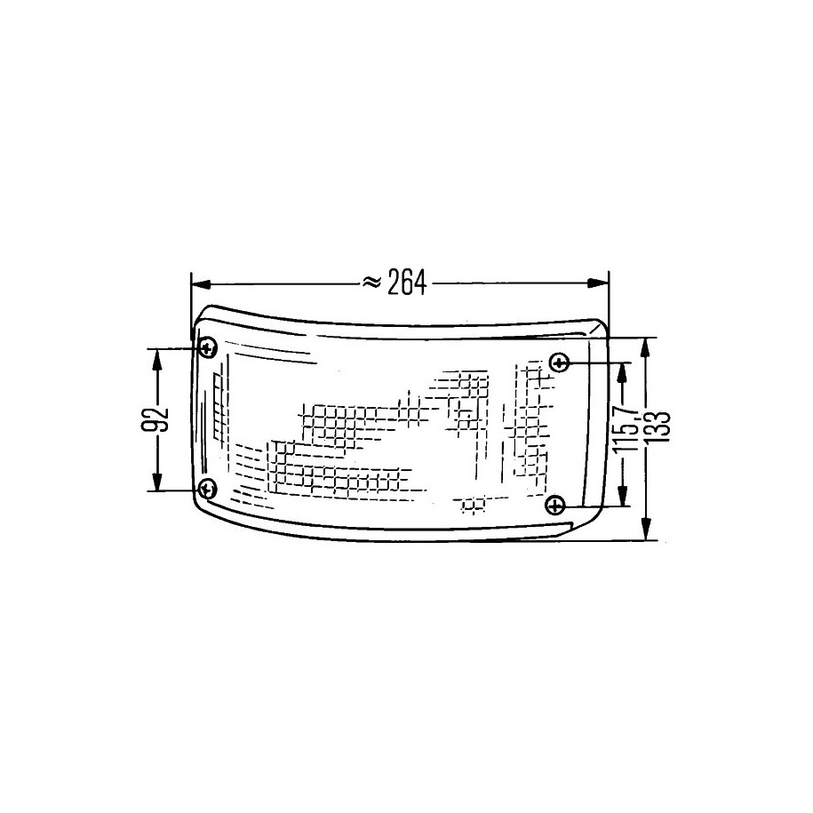 Direction Indicator - HELLA 2BA 005 603-047