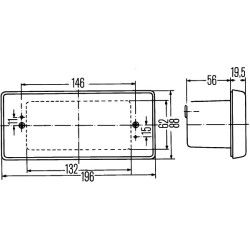 Direction Indicator - HELLA 2BA 003 734-061