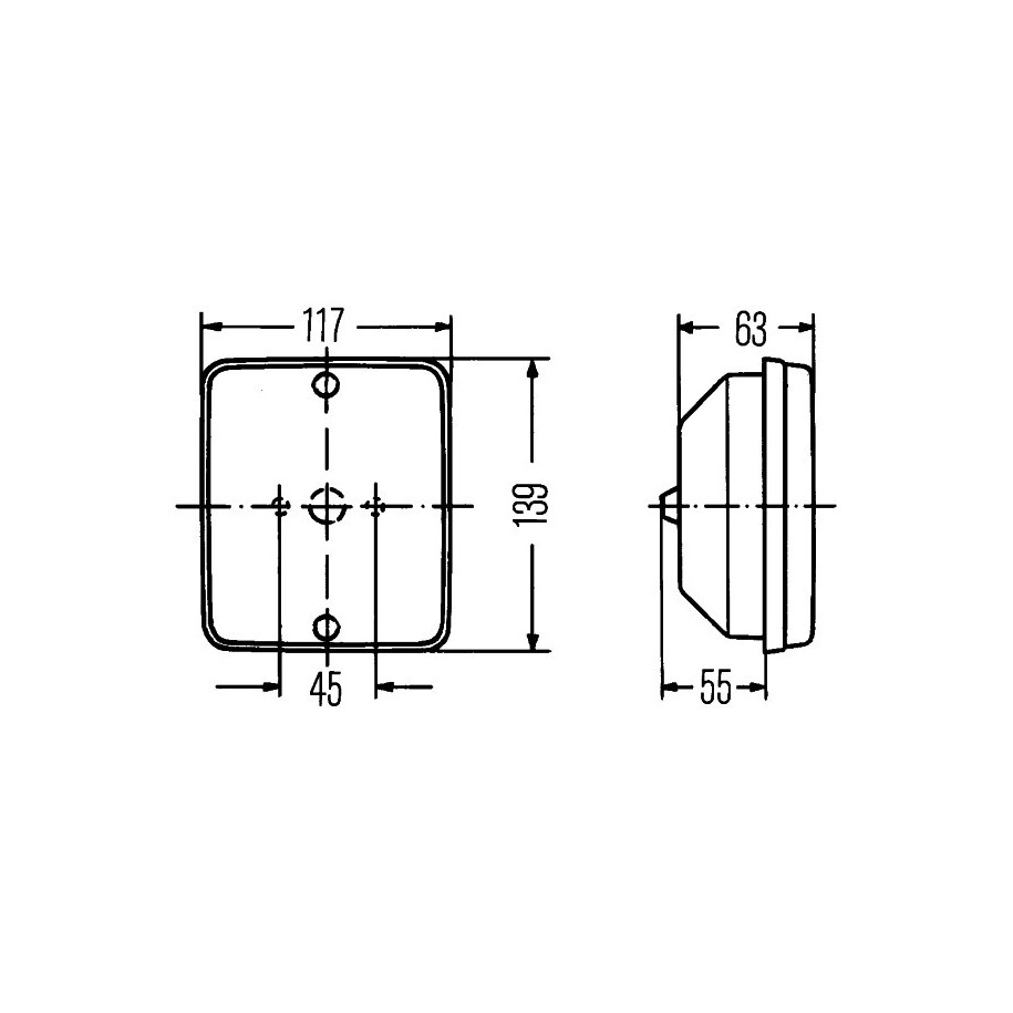 Direction Indicator - HELLA 2BA 003 236-027
