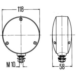 Direction Indicator - HELLA 2BA 003 022-001